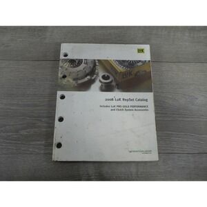 2008 LuK RepSet Clutch Catalog PRO GOLD Performance & Accessories LIT164